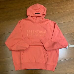 Essentials Coral Hoodie S Size